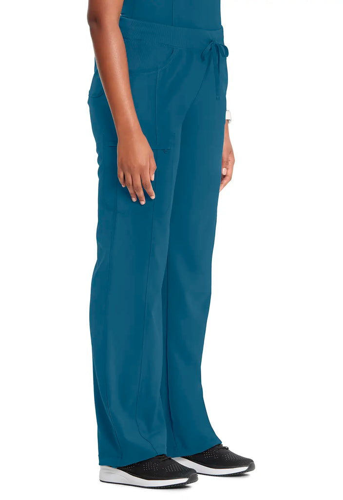 Infinity Scrubs Women's Straight Leg Drawstring Pant Caribbean Blue | scrub-supply.com