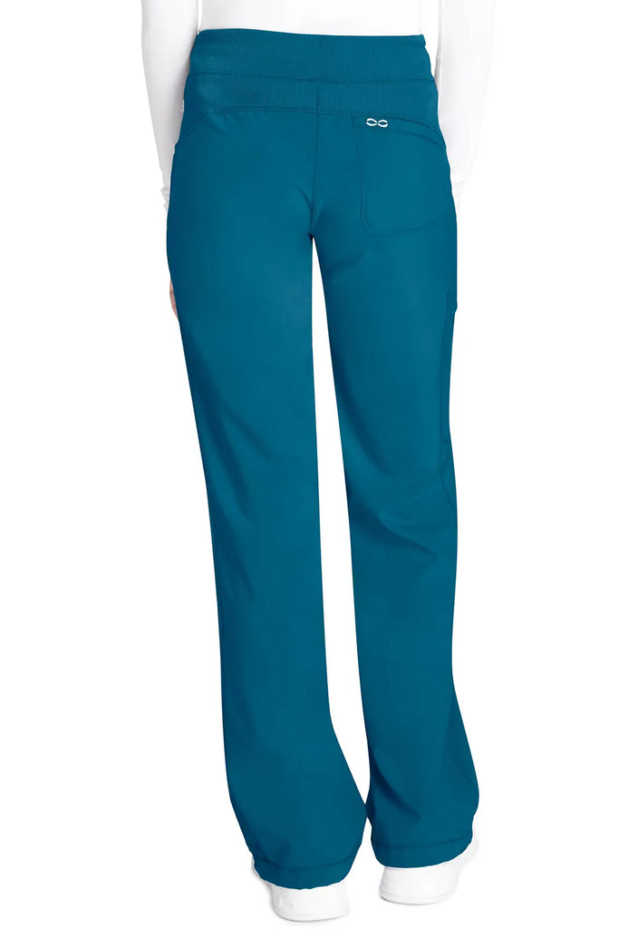 Infinity Scrubs Women's Straight Leg Drawstring Pant Caribbean Blue | scrub-supply.com