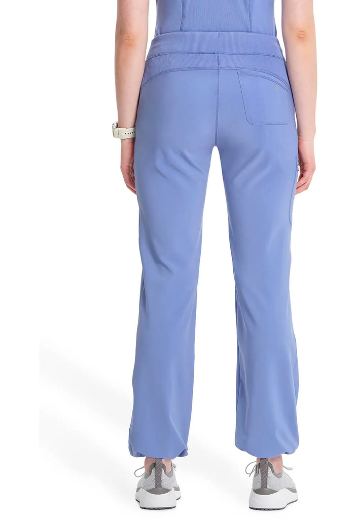 Infinity Scrubs Women's Straight Leg Drawstring Pant Ceil Blue | scrub-supply.com