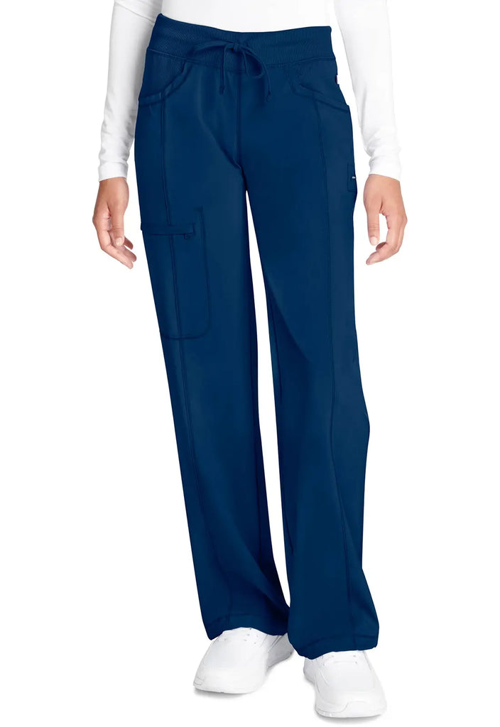 Infinity Scrubs Women's Straight Leg Drawstring Pant Navy | scrub-supply.com