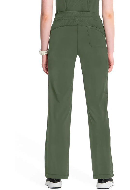Infinity Scrubs Women's Straight Leg Drawstring Pant Olive | scrub-supply.com