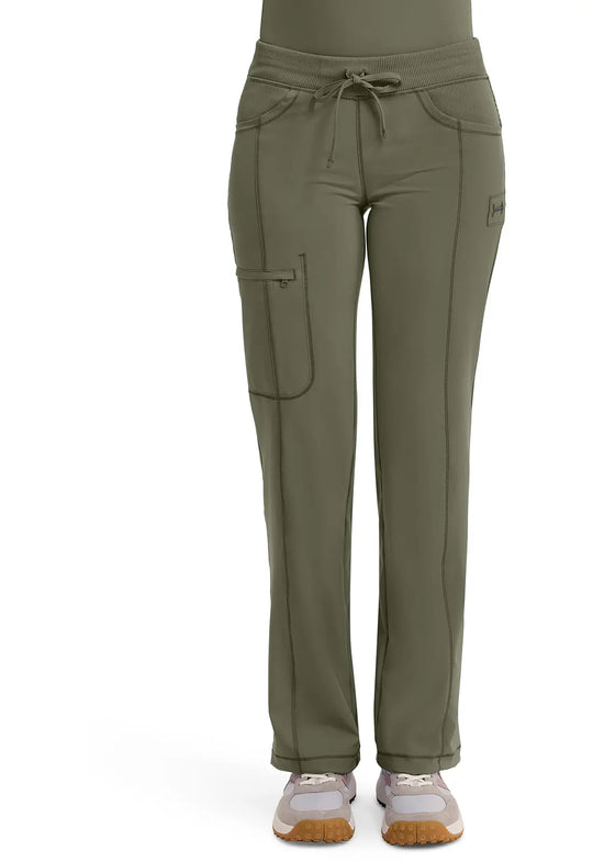 Infinity Scrubs Women's Straight Leg Drawstring Pant Olive | scrub-supply.com