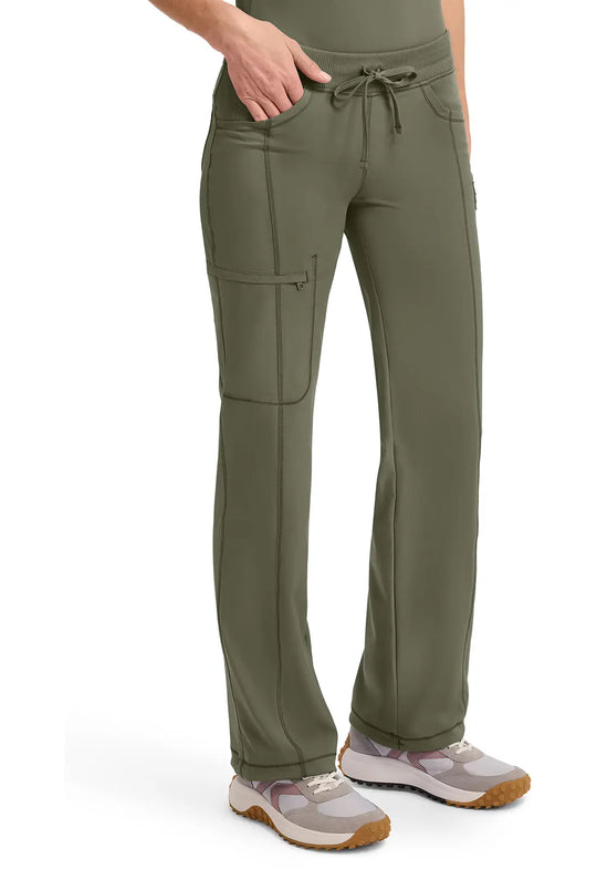 Infinity Scrubs Women's Straight Leg Drawstring Pant Olive | scrub-supply.com