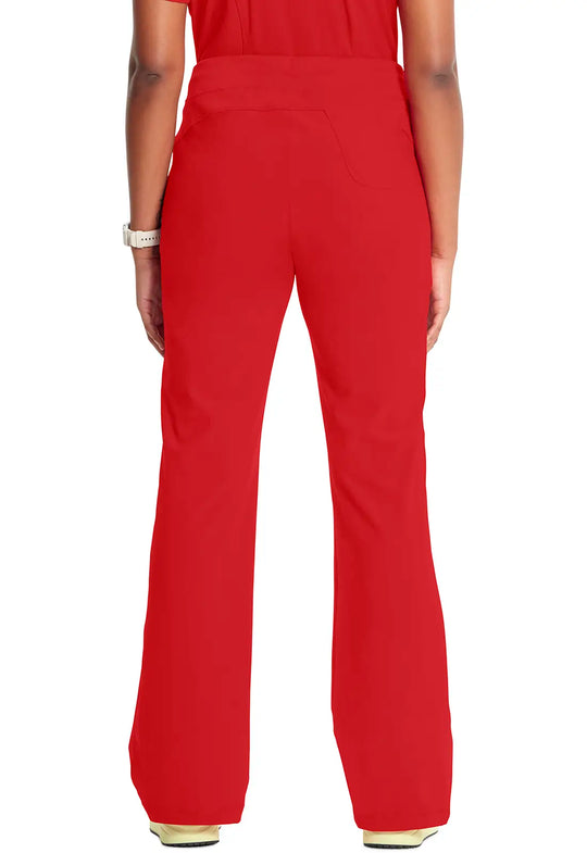 Infinity Scrubs Women's Straight Leg Drawstring Pant Red | scrub-supply.com