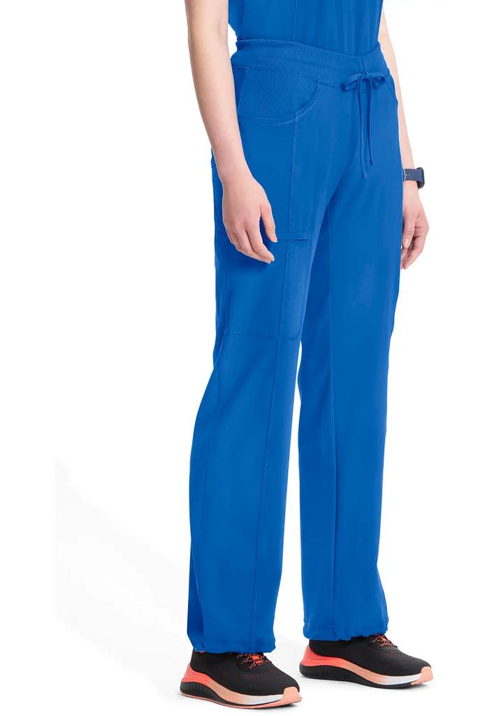 Infinity Scrubs Women's Straight Leg Drawstring Pant Royal Blue | scrub-supply.com