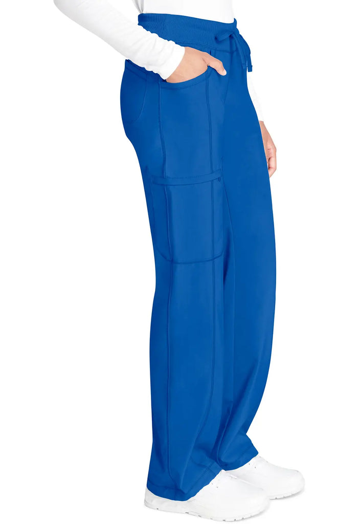 Infinity Scrubs Women's Straight Leg Drawstring Pant Royal Blue | scrub-supply.com