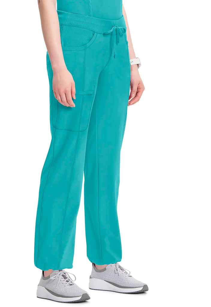 Infinity Scrubs Straight Leg Drawstring Pant Teal | scrub-supply.com