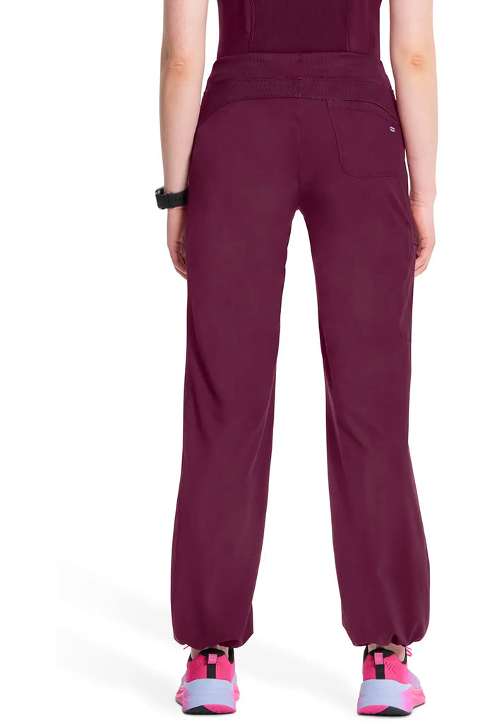 Infinity Scrubs Straight Leg Drawstring Pant Wine | scrub-supply.com