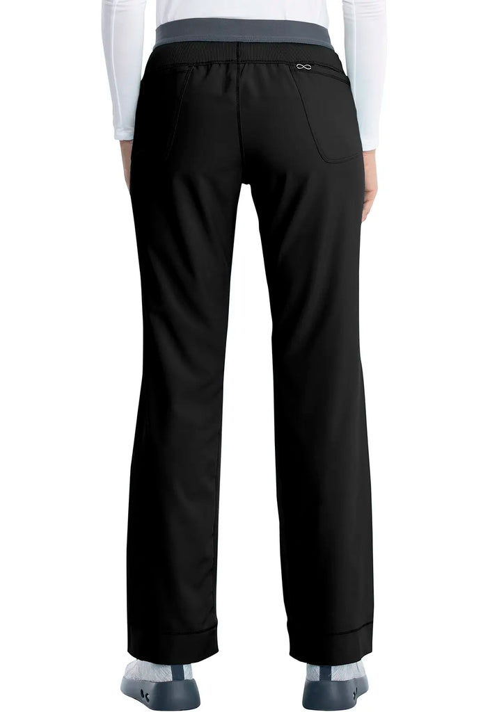 Infinity Scrubs Slim Pull-On Pant Black | scrub-supply.com