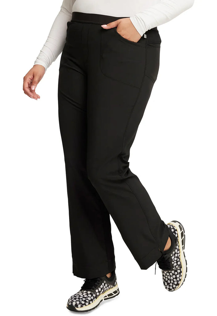 Infinity Scrubs Slim Pull-On Pant Black | scrub-supply.com