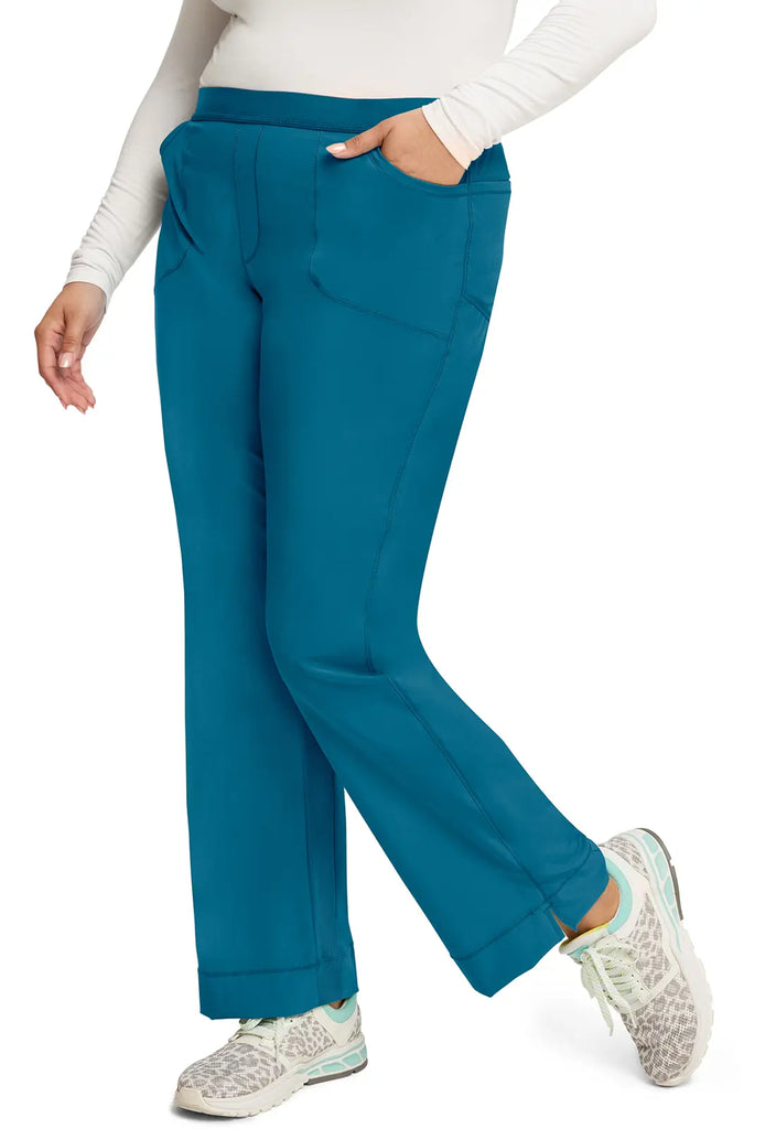 Infinity Scrubs Slim Pull-On Pant Caribbean Blue | scrub-supply.com