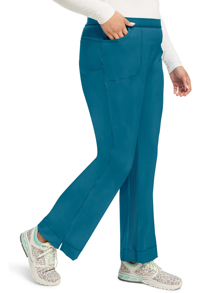 Infinity Scrubs Slim Pull-On Pant Caribbean Blue | scrub-supply.com