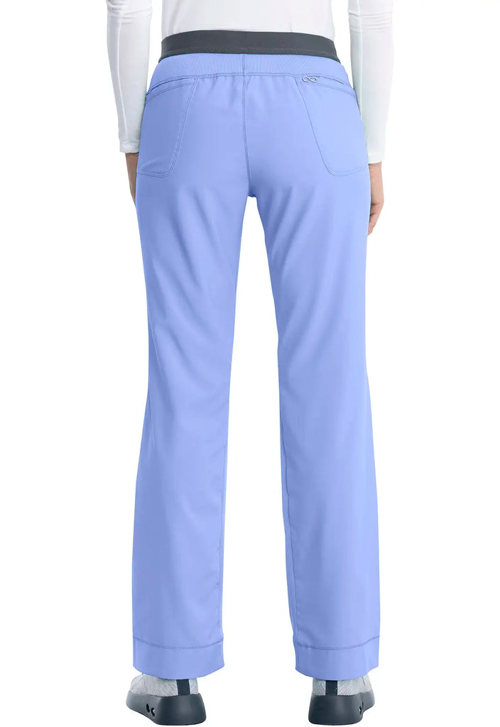 Infinity Scrubs Women's Slim Pull-On Pant Ceil Blue | scrub-supply.com