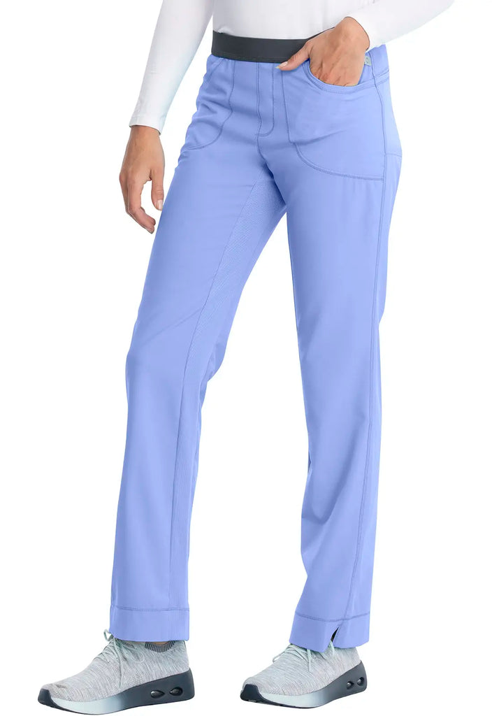 Infinity Scrubs Women's Slim Pull-On Pant Ceil Blue | scrub-supply.com