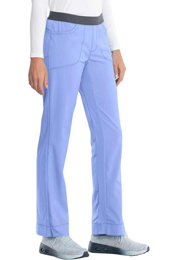 Infinity Scrubs Women's Slim Pull-On Pant Ceil Blue | scrub-supply.com