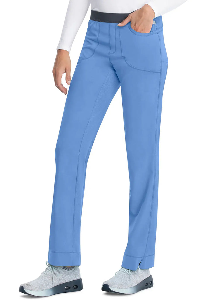 Infinity Scrubs Women's Slim Pull-On Pant Ceil Blue | scrub-supply.com