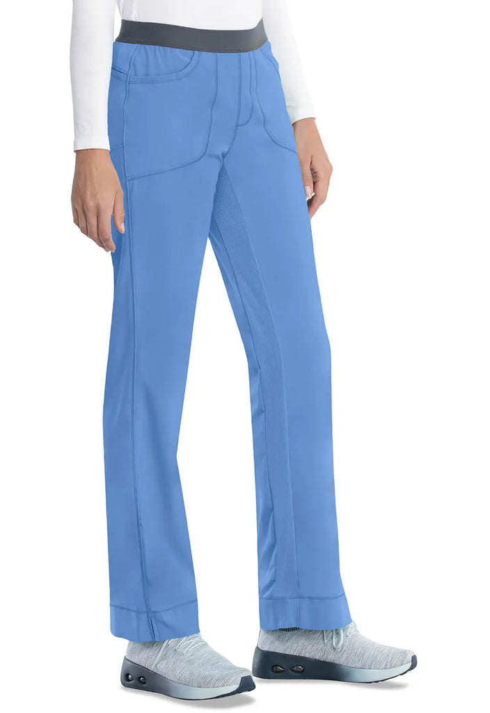 Infinity Scrubs Women's Slim Pull-On Pant Ceil Blue | scrub-supply.com