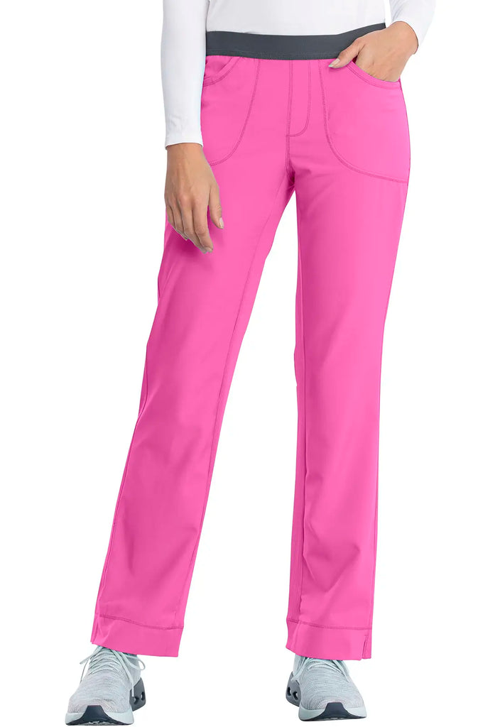 Infinity Scrubs Slim Pull-On Pant Pink | scrub-supply.com