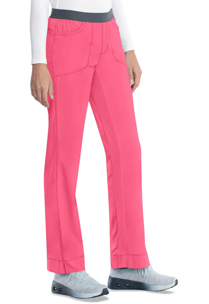 Infinity Scrubs Women's Slim Pull-On Pant Carmine Pink | scrub-supply.com