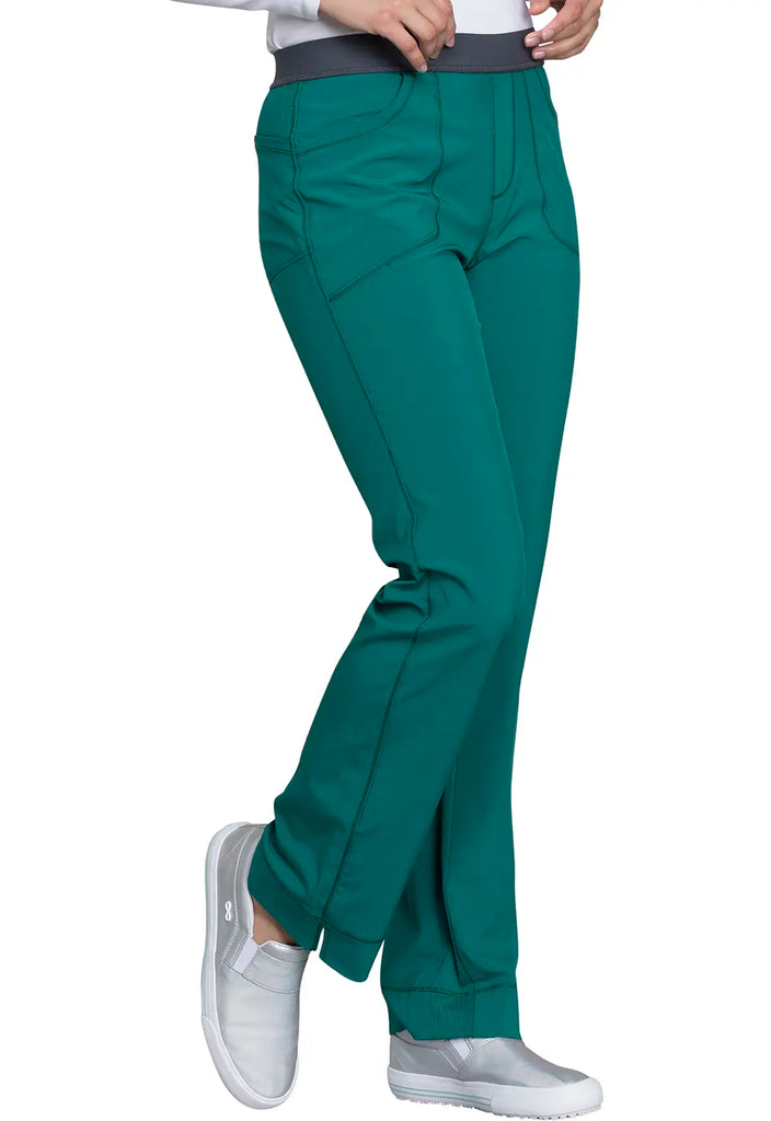 Infinity Scrubs Women's Slim Pull-On Pant Hunter Green | scrub-supply.com