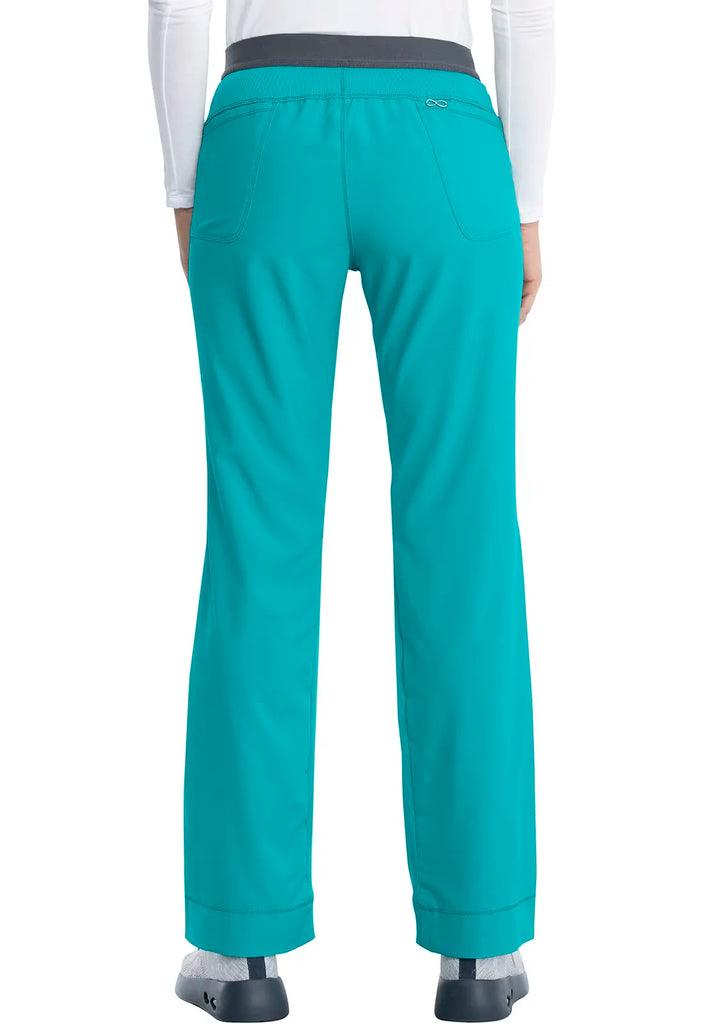 Infinity Scrubs Women's Slim Pull-On Pant Teal | scrub-supply.com