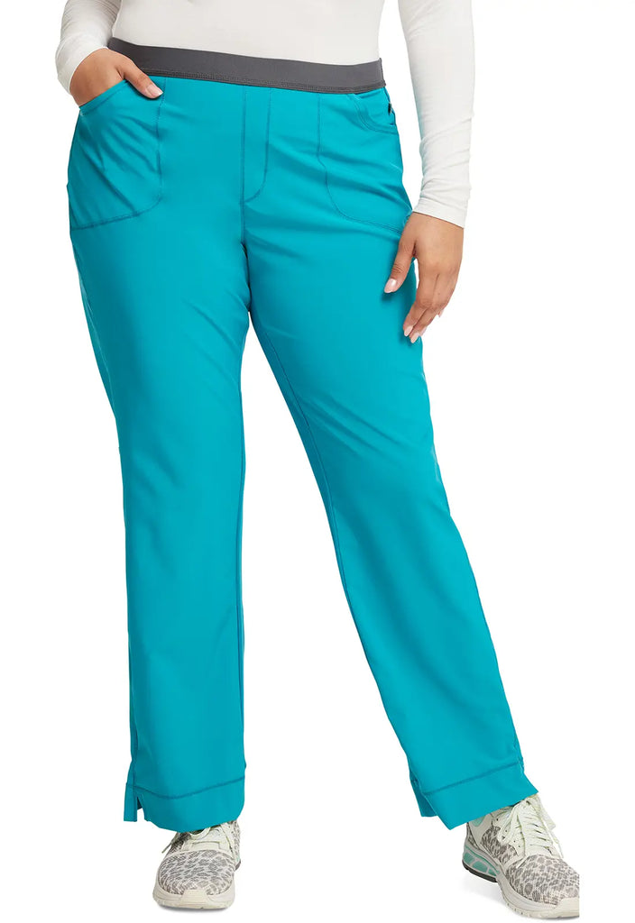 Infinity Scrubs Women's Slim Pull-On Pant Teal | scrub-supply.com