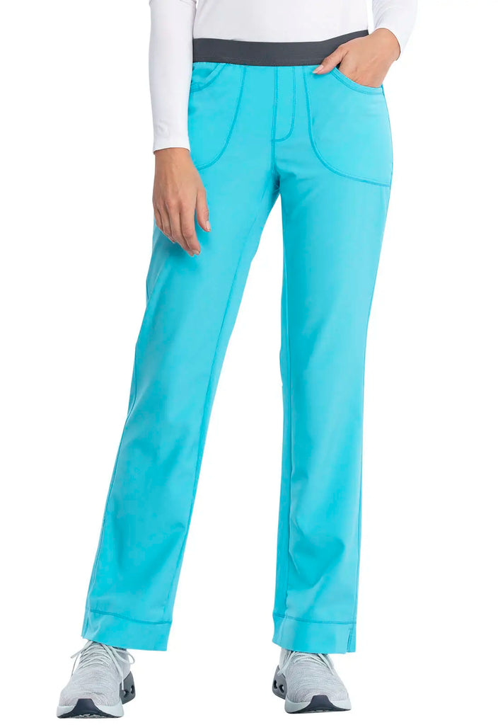 Infinity Scrubs Slim Pull-On Pant Turquoise | scrub-supply.com