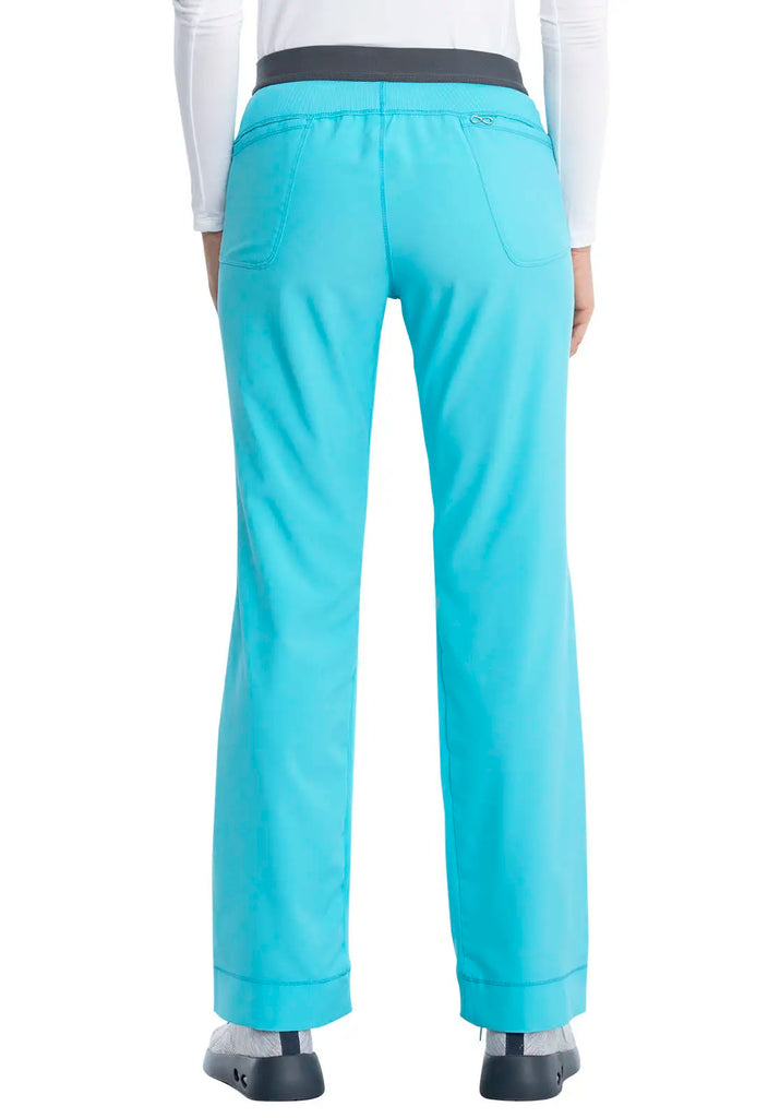 Infinity Scrubs Women's Slim Pull-On Pant Turquoise | scrub-supply.com