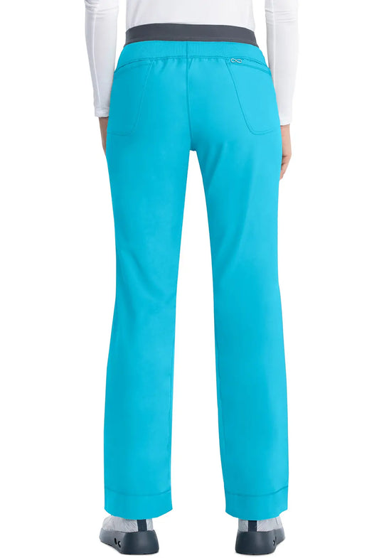Infinity Scrubs Women's Slim Pull-On Pant Turquoise | scrub-supply.com