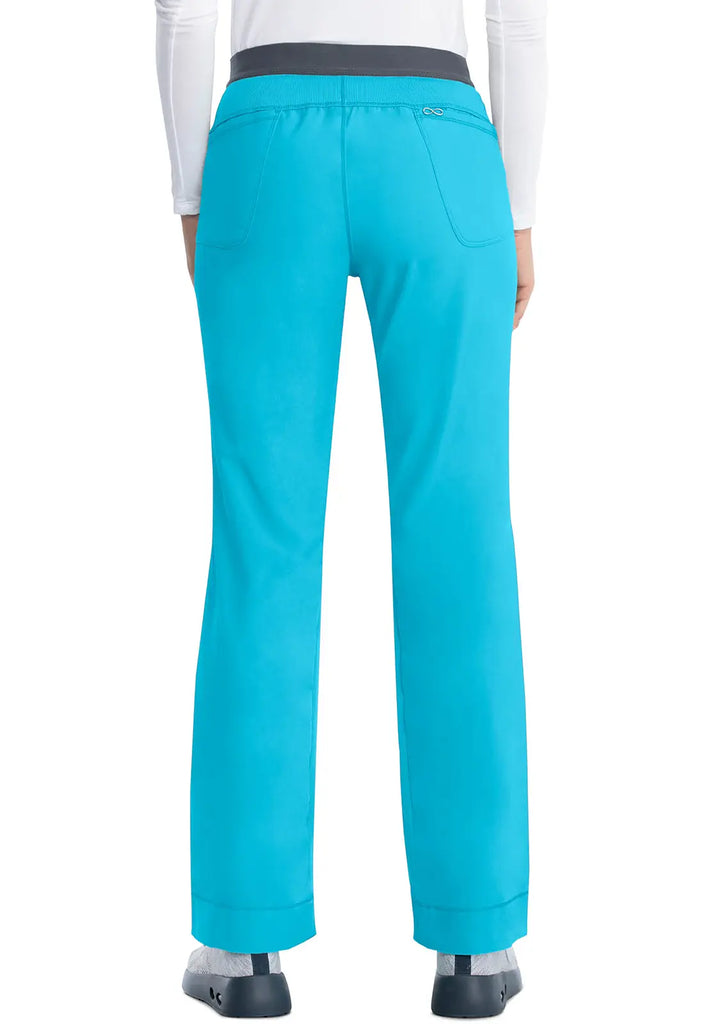 Infinity Scrubs Women's Slim Pull-On Pant Turquoise | scrub-supply.com