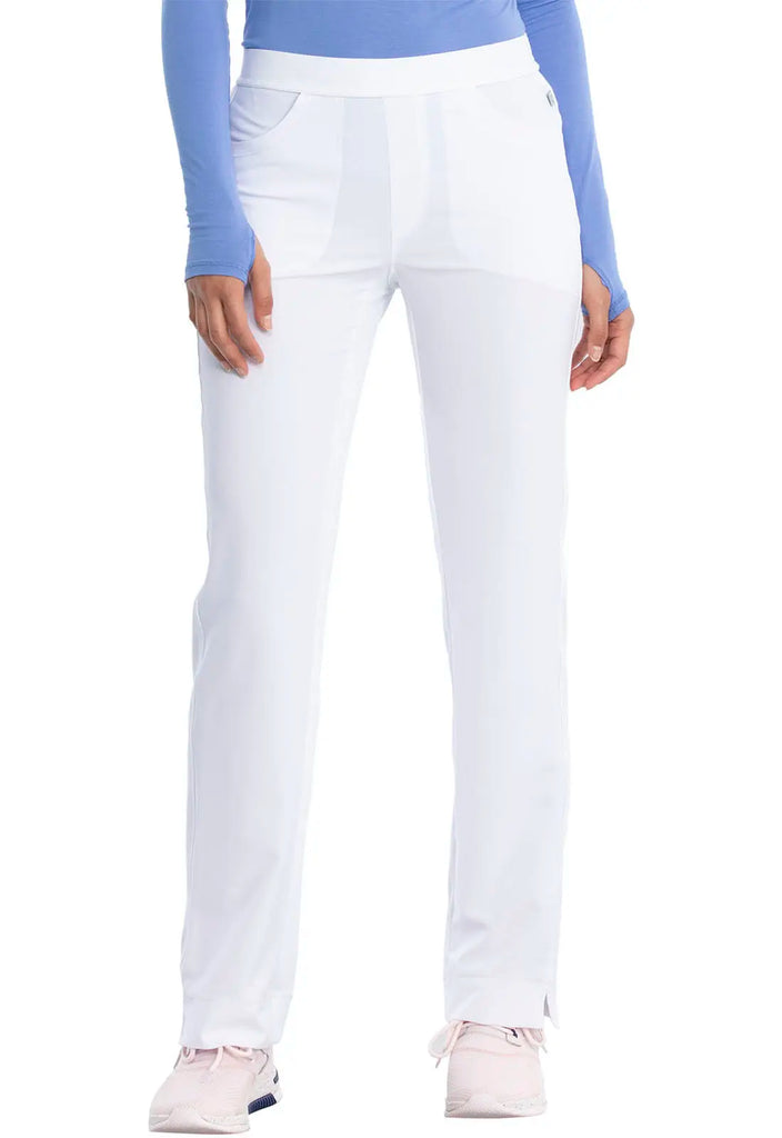 Infinity Scrubs Slim Pull-On Pant White | scrub-supply.com