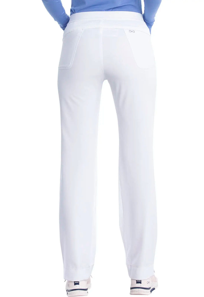 Infinity Scrubs Slim Pull-On Pant White | scrub-supply.com