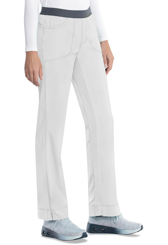 Infinity Scrubs Women's Slim Pull-On Pant White | scrub-supply.com