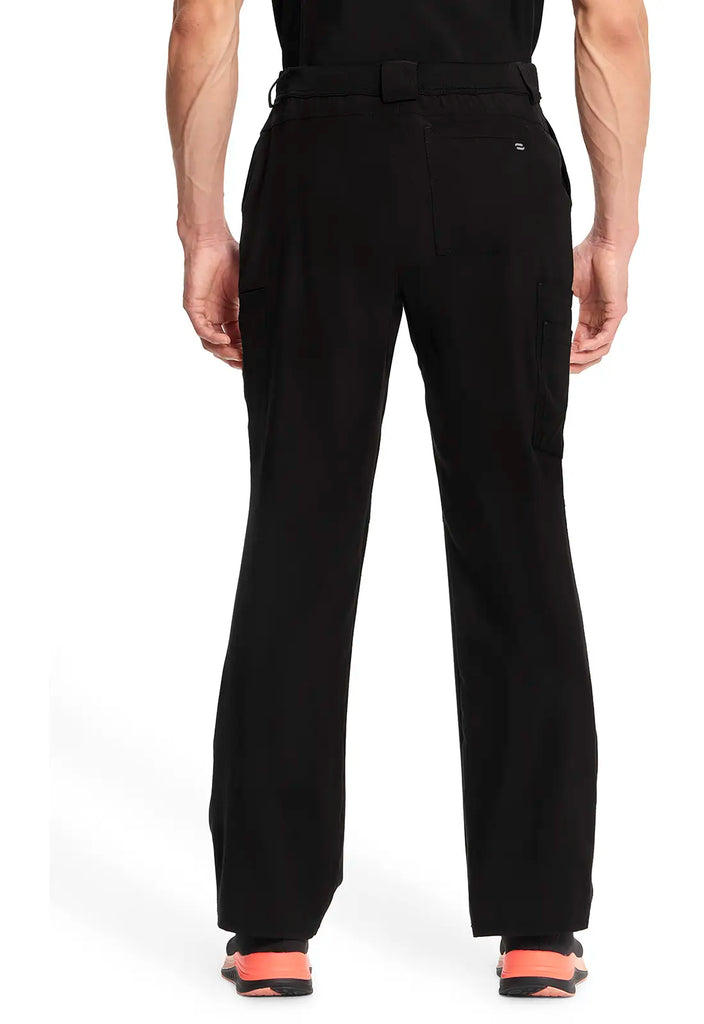 Infinity Scrubs Men's Fly Front Pant Black | scrub-supply.com