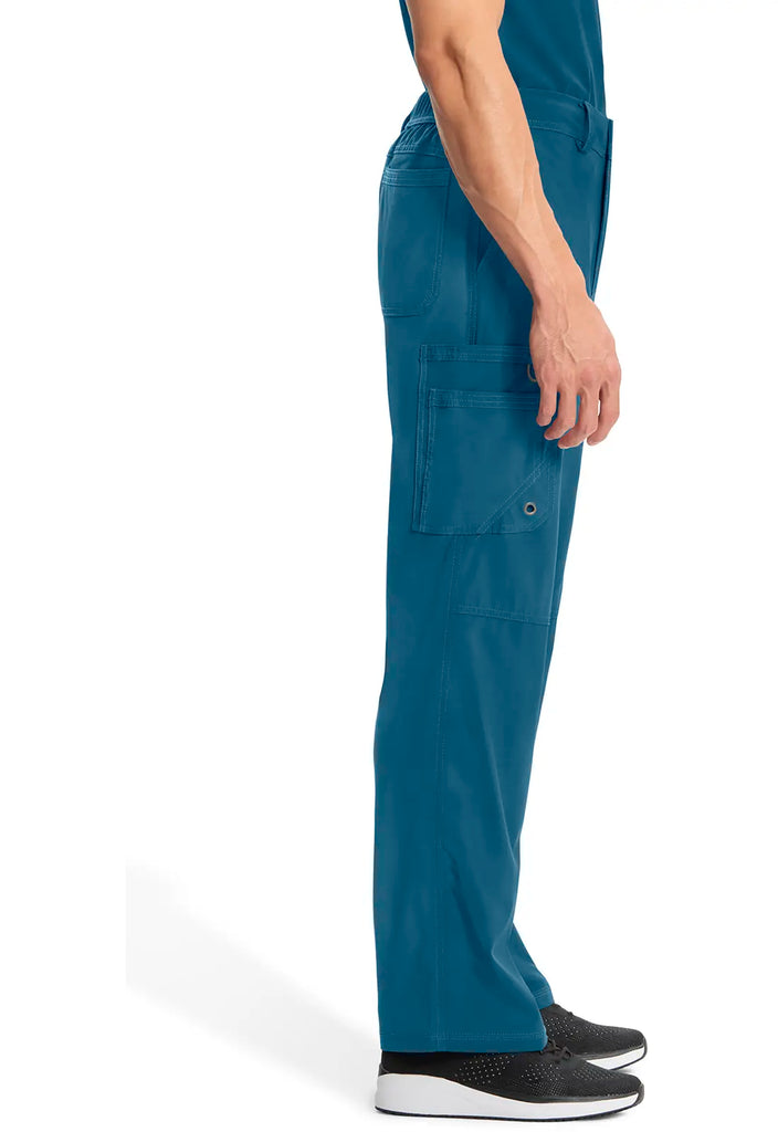 Infinity Scrubs Men's Fly Front Pant Caribbean Blue | scrub-supply.com