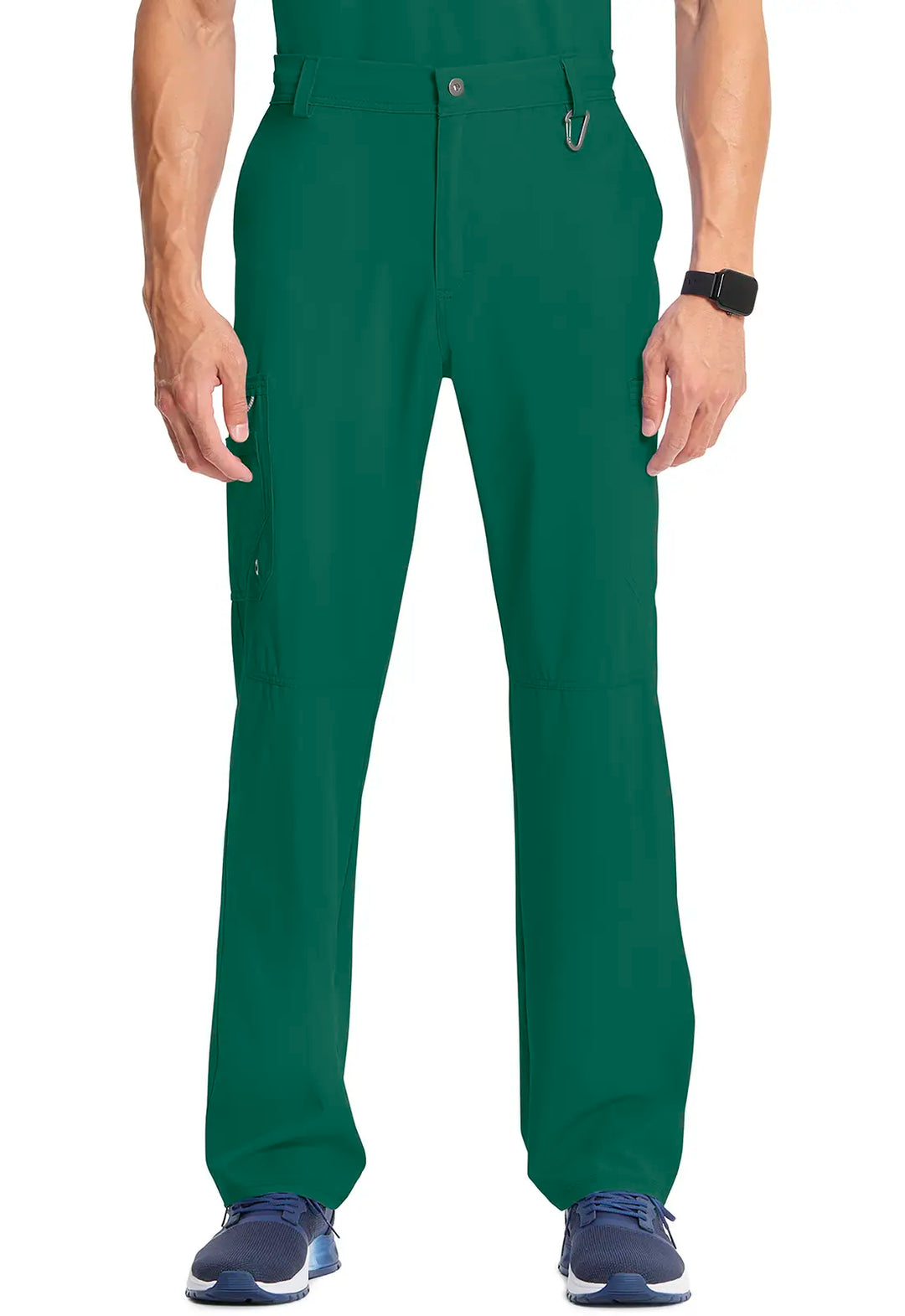 Infinity Scrubs Men's Fly Front Pant Hunter Green | scrub-supply.com