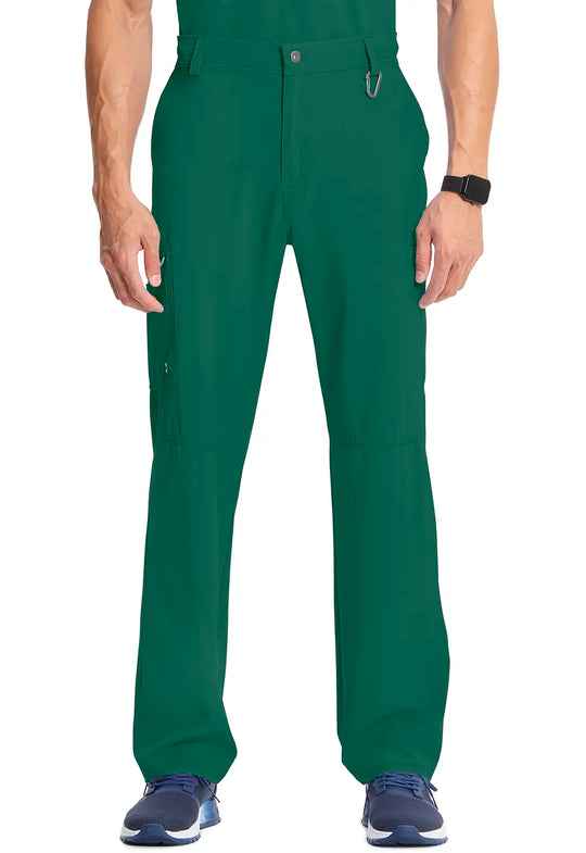 Infinity Scrubs Men's Fly Front Pant Hunter Green | scrub-supply.com