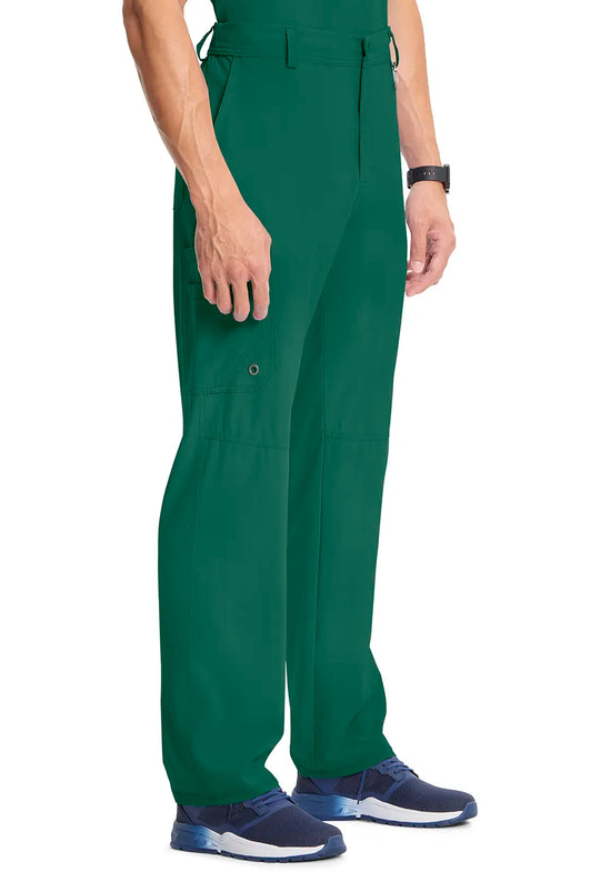 Infinity Scrubs Men's Fly Front Pant Hunter Green | scrub-supply.com
