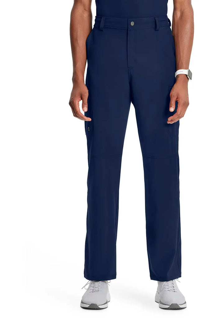 Infinity Scrubs Men's Fly Front Pant Navy | scrub-supply.com