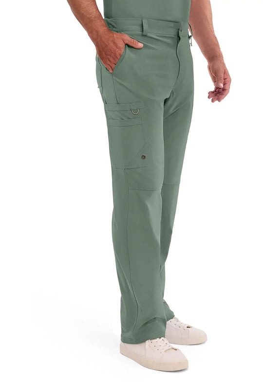 Infinity Scrubs Men's Fly Front Pant Olive | scrub-supply.com