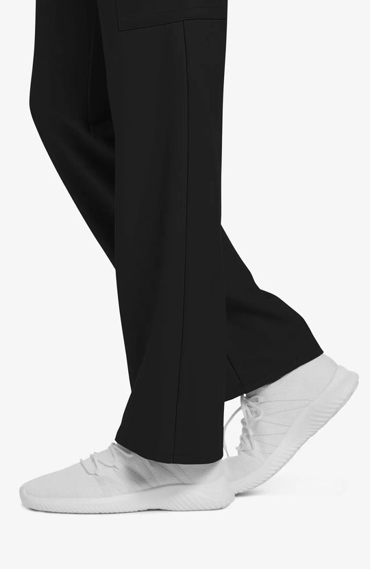Cherokee Scrubs Women's Straight Leg Trouser Pant Black | scrub-supply.com