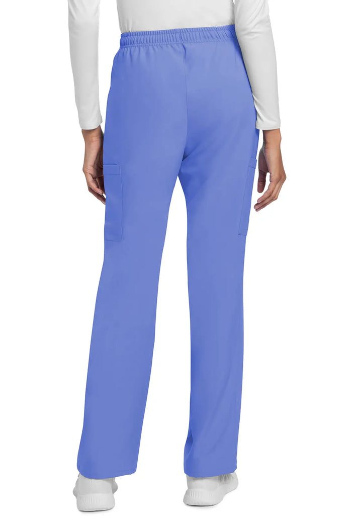 Cherokee Scrubs Women's Straight Leg Trouser Pant Ceil Blue | scrub-supply.com