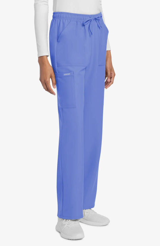 Cherokee Scrubs Women's Straight Leg Trouser Pant Ceil Blue | scrub-supply.com