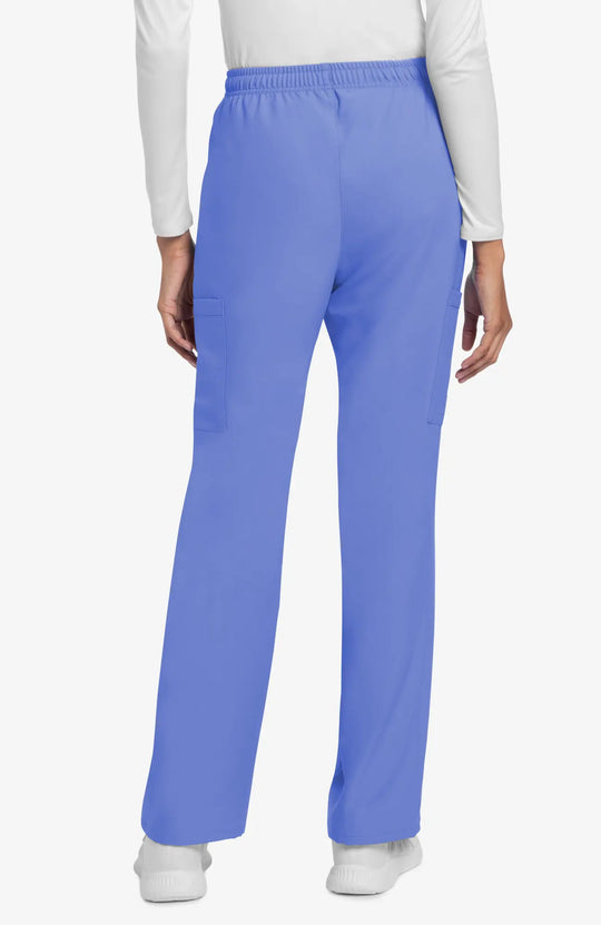 Cherokee Scrubs Women's Straight Leg Trouser Pant Ceil Blue | scrub-supply.com