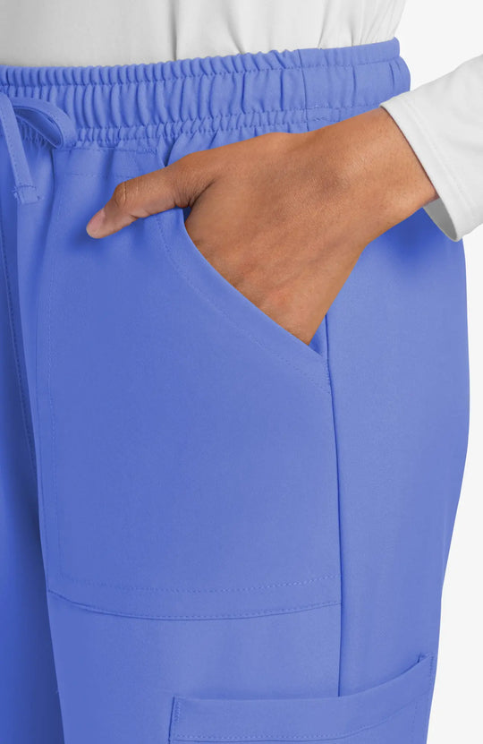 Cherokee Scrubs Women's Straight Leg Trouser Pant Ceil Blue | scrub-supply.com