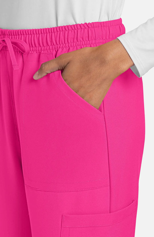Cherokee Scrubs Women's Straight Leg Trouser Pant Electric Pink | scrub-supply.com