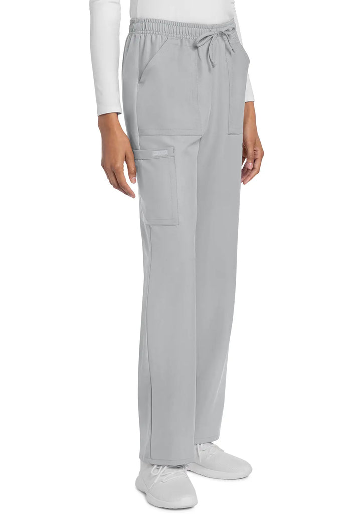 Cherokee Scrubs Women's Straight Leg Trouser Pant Grey | scrub-supply.com