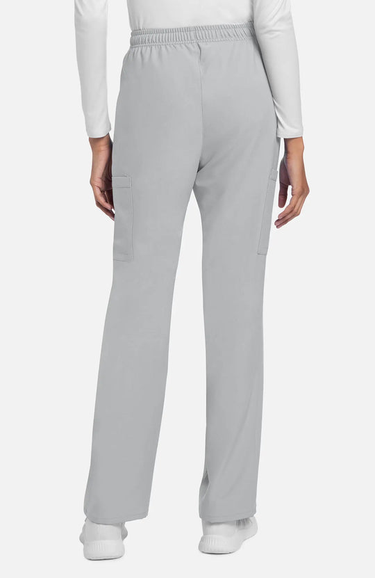Cherokee Scrubs Women's Straight Leg Trouser Pant Grey | scrub-supply.com