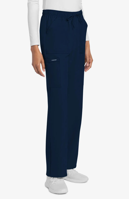 Cherokee Scrubs Women's Straight Leg Trouser Pant Navy | scrub-supply.com