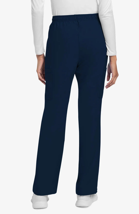 Cherokee Scrubs Women's Straight Leg Trouser Pant Navy | scrub-supply.com